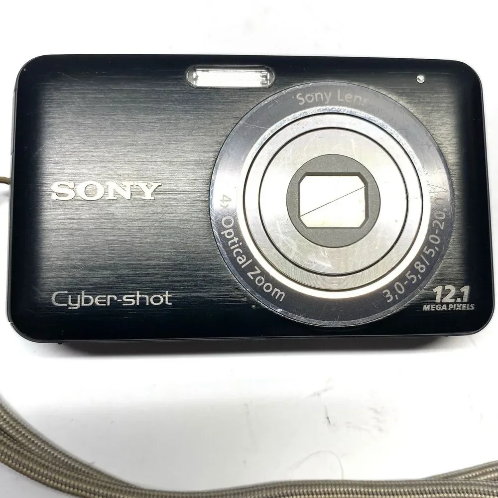Sony Cybershot DSC-W310 12.1 MP Black Digital Camera New Battery 8GB SD Card